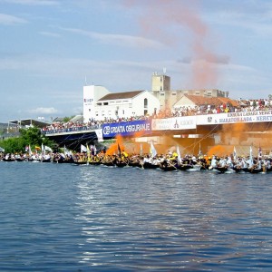 Starting point, Ladja Marathon race, Neretva, E. Draganovic